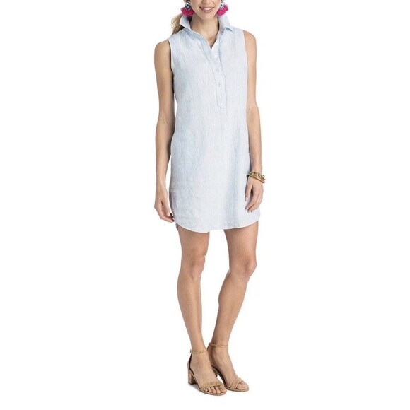 Vineyard Vines Light Blue Mini Dress - Picture 2 of 8